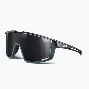 Okulary przeciwsłoneczne Julbo Fury Reactiv Performance shiny translu black/matt green