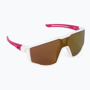 Okulary przeciwsłoneczne dziecięce Julbo Fury S Spectron matt shiny white/pink/pink flash