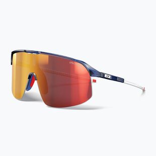 Okulary przeciwsłoneczne Julbo Density Spectron shiny translu dark blue/white/red