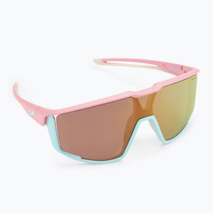 Okulary przeciwsłoneczne Julbo Fury Spectron matt pastel pink/light blue/multilayer pink glod