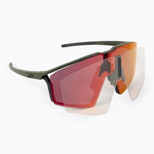 Okulary przeciwsłoneczne Julbo Edge Spectron matt khaki/black/multilayer red/clear