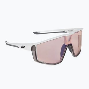 Okulary przeciwsłoneczne Julbo Fury Reactiv High Contrast matt white/translucent gray/blue