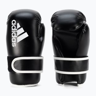 Rękawice bokserskie adidas Point Fight czarny/biały