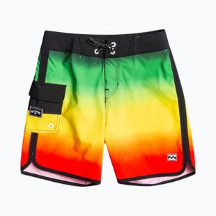 Szorty kąpielowe dziecięce Billabong 73 Fade Pro rasta
