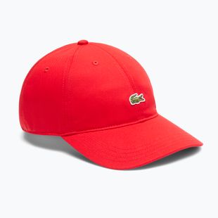 Czapka z daszkiem Lacoste RK0491 red