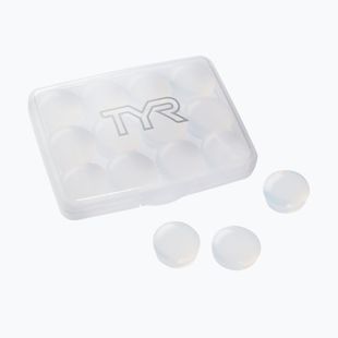 Zatyczki do uszu Tyr Soft Silicone Ear Plugs 12 szt. clear