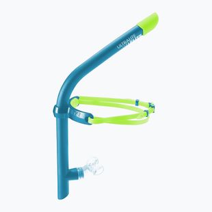 Rurka czołowa do pływania TYR Ultralite Snorkel Elite blue/yellow