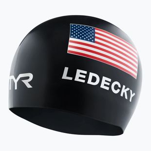 Czepek pływacki TYR Ledecky Silicone black