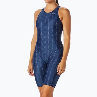 Strój pływacki jednoczęściowy damski TYR Fusion 2 Aerofit Shortjohn navy