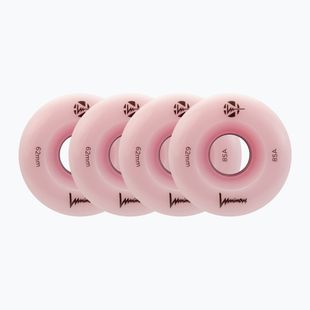 Kółka do rolek FR Skates Luminous Led Quad Wheel 62mm/85A Sixies 6LED X4 flamingo