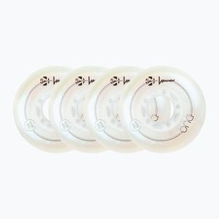 Kółka do rolek Luminous Led Wheels Duo 76mm/85A X4 white/pearl