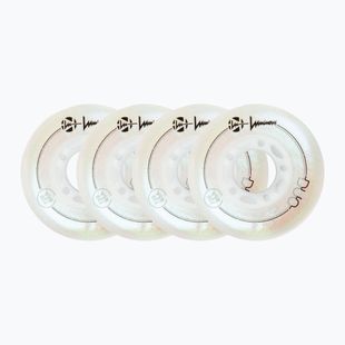 Kółka do rolek Luminous Led Wheels Duo 72mm/85A X4 white/pearl