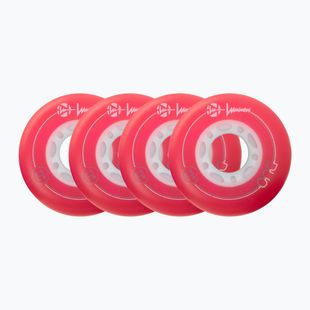 Kółka do rolek Luminous Led Wheels Duo 72mm/85A X4 red/blue