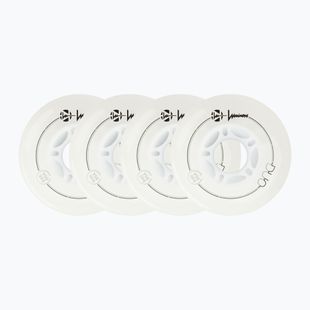Kółka do rolek Luminous Led Wheels Duo 84mm/85A X4 white/red