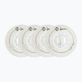 Kółka do rolek Luminous Led Wheels Duo 72mm/85A X4 white/red