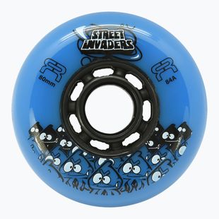 Kółka do rolek FR Skates Street Invaders Wheels 80mm/84A X4 blue/black