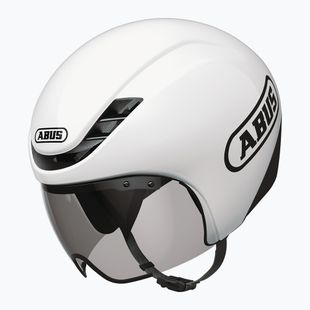 Kask rowerowy ABUS Gamechanger TT 1.1 shiny white