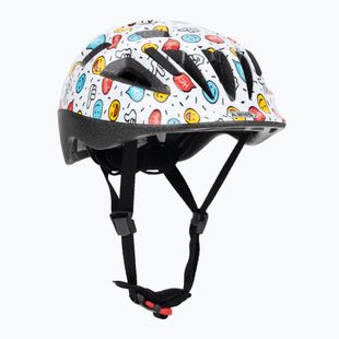 Kask rowerowy dziecięcy ABUS Smooty 2.0 white smiley