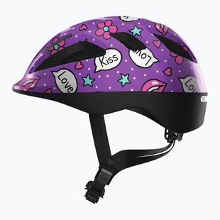 Kask rowerowy dziecięcy ABUS Smooty 2.0 purple kisses
