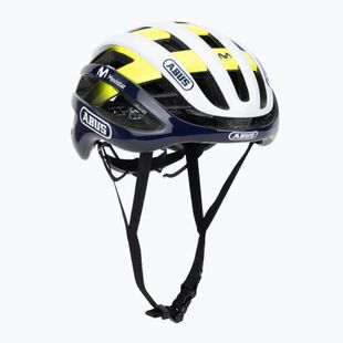 Kask rowerowy ABUS AirBreaker Movistar Team 24 navy/yellow/white