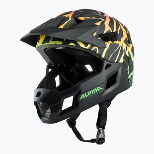 Kask rowerowy dziecięcy Alpina Rupi fading neon matt