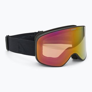 Gogle narciarskie Alpina Slope Q-Lite black matt/ red