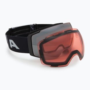 Gogle narciarskie Alpina Falera Mag Q-Lite black/glacier matt/silver/pink