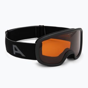 Gogle narciarskie dziecięce Alpina Piney 2.0 black matte/orange