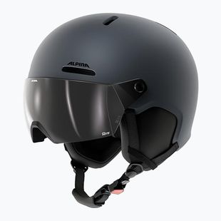 Kask narciarski Alpina Arber 2 Visor Q-Lite midnight grey