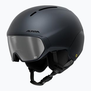 Kask narciarski Alpina Vizzard QV MIPS midnight grey matt
