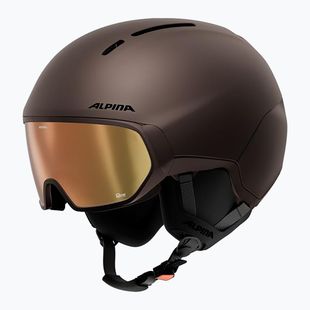 Kask narciarski Alpina Vizzard Q-Lite ox brown att
