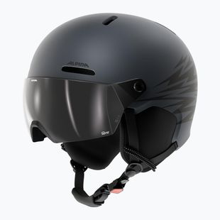 Kask narciarski dziecięcy Alpina Zupo 2 Visor Q-Lite midnight grey