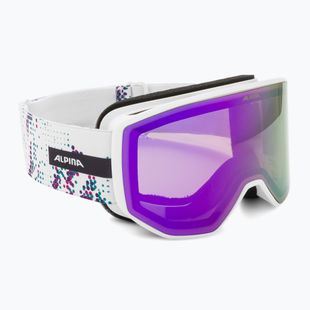 Gogle narciarskie Alpina Venet M Q-Lite  white/lilac matt