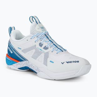 Buty do badmintona męskie VICTOR S82III AF white/myconos blue