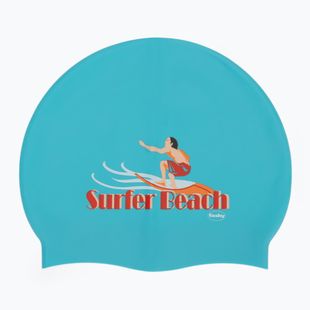 Czepek pływacki dziecięcy Fashy 3047 Printed mint