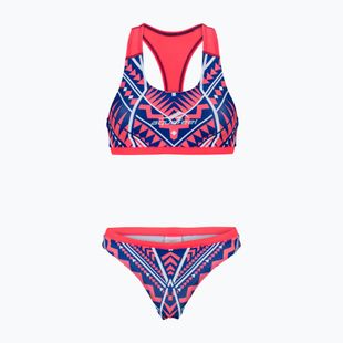 Strój pływacki dwuczęściowy damski aquaFeel Racerback Wild Graphic multi-color