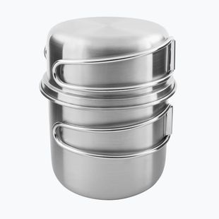 Zestaw naczyń turystycznych Tatonka Handle Mug 500 ml steel