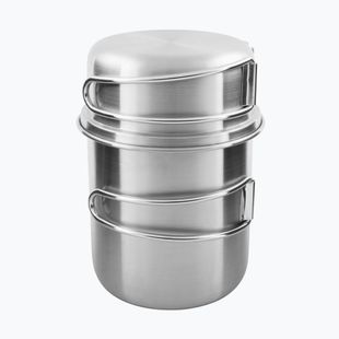Zestaw naczyń turystycznych Tatonka Handle Mug 600 ml steel