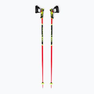 Kije narciarskie dziecięce LEKI WCR Lite SL 3D Junior bright red/black/neon yellow