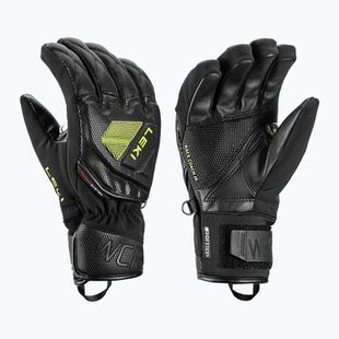 Rękawice narciarskie dziecięce LEKI WCR C-Tech 3D Junior black/ice lemon