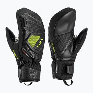 Rękawice narciarskie dziecięce LEKI WCR C-Tech 3D Junior Mitt black/ice lemon