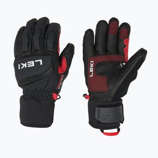 Rękawice narciarskie męskie LEKI Griffin Pro 3D black/ red/ white