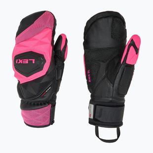 Rękawice narciarskie damskie LEKI WCR Venom SL 3D Mitt black/pink