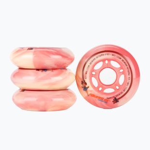 Kółka do rolek Powerslide Princess Girls Wheel 76 mm/80A 4 szt. red