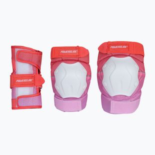 Zestaw ochraniaczy Powerslide Standard Set red/pink