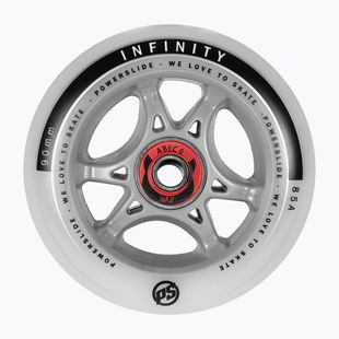 Kółka do rolek Powerslide Infinity RTR ABEC9/Spacer 4 szt. grey