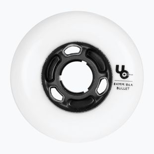 Kółka do rolek UNDERCOVER WHEELS Team 84 mm/86A 4 szt. white