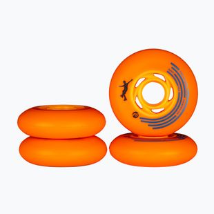 Kółka do rolek Powerslide King of Slides 4 szt. 76 mm/90A orange/orange