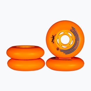 Kółka do rolek Powerslide King of Slides 4 szt. 80 mm/90A orange/orange