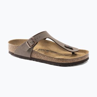 Klapki BIRKENSTOCK Gizeh Birkibuc Narrow mocca